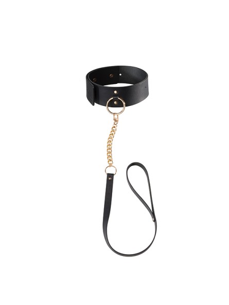 Obróżka ze smyczą Maze Wide Choker & Leash Bijoux Indiscrets