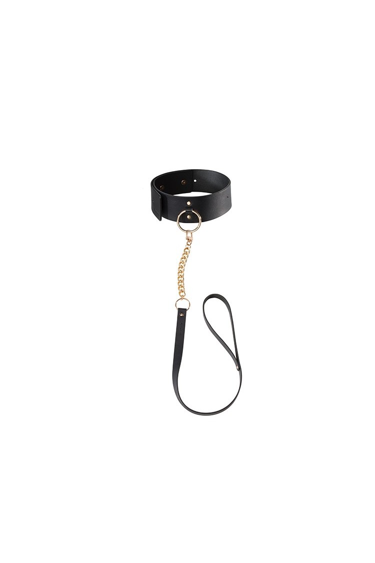 Obróżka ze smyczą Maze Wide Choker & Leash Bijoux Indiscrets