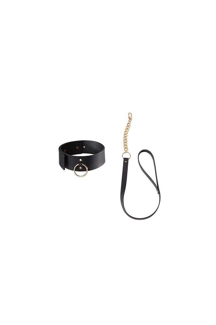 Obróżka ze smyczą Maze Wide Choker & Leash Bijoux Indiscrets