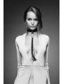 Obróżka z chwostem MAZE Tassel Choker Black Bijoux Indiscrets