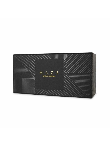 Obróżka z chwostem MAZE Tassel Choker Black Bijoux Indiscrets