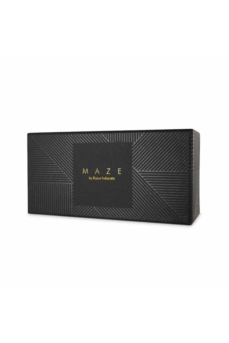Obróżka z chwostem MAZE Tassel Choker Black Bijoux Indiscrets