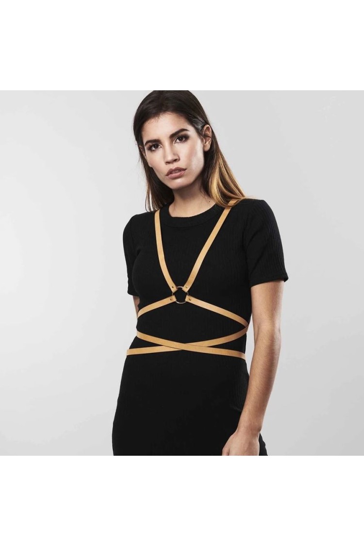 Uprząż Maze Multi-way Harness Brown Bijoux Indiscrets