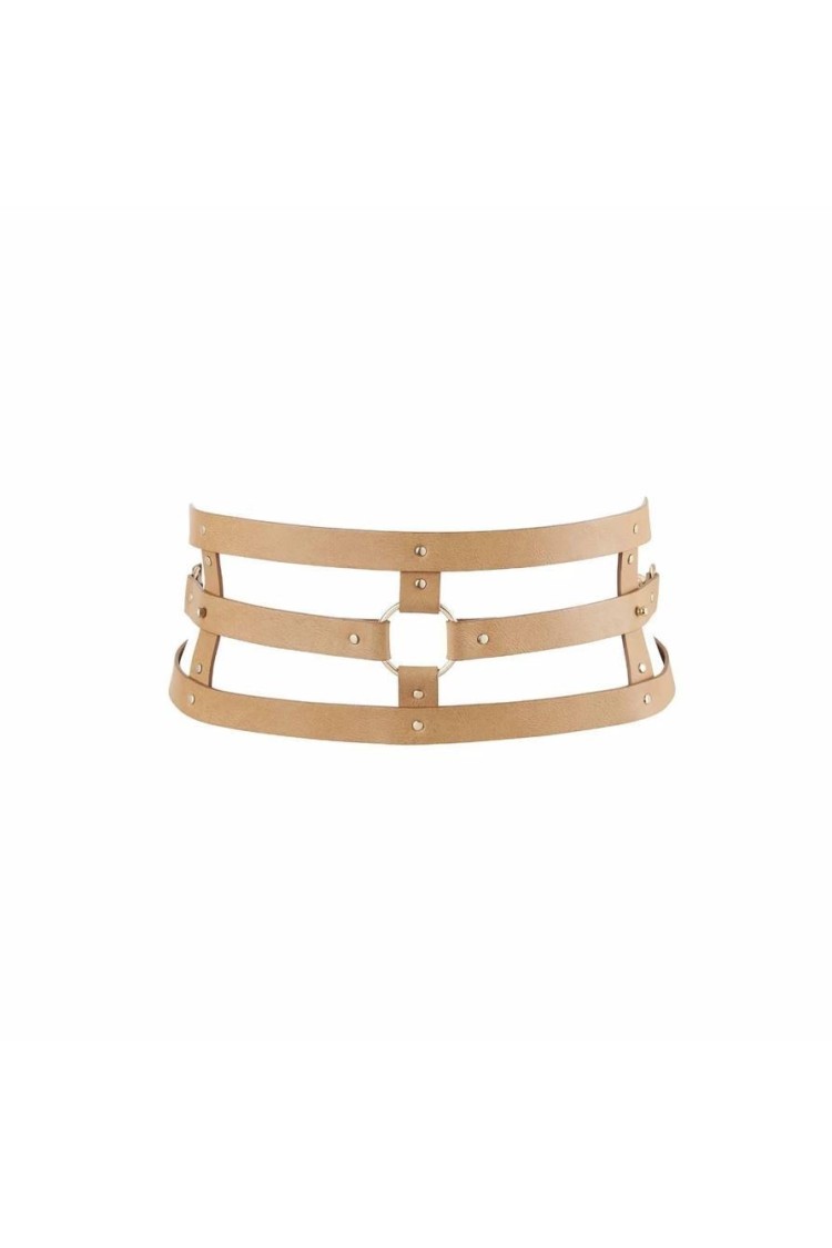 Pas na talię Maze Wide Belt Brown Bijoux Indiscrets