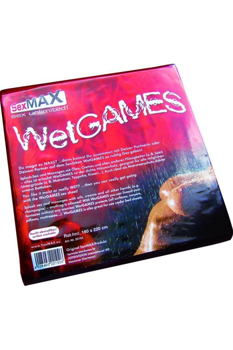 Joy Divison Sexmax Wetgames Sex-Laken Prześcieradło Czarne JoyDivision