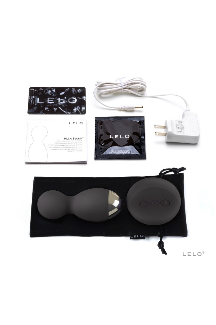 Jajeczko Wibrujące Hula Beads Black Lelo