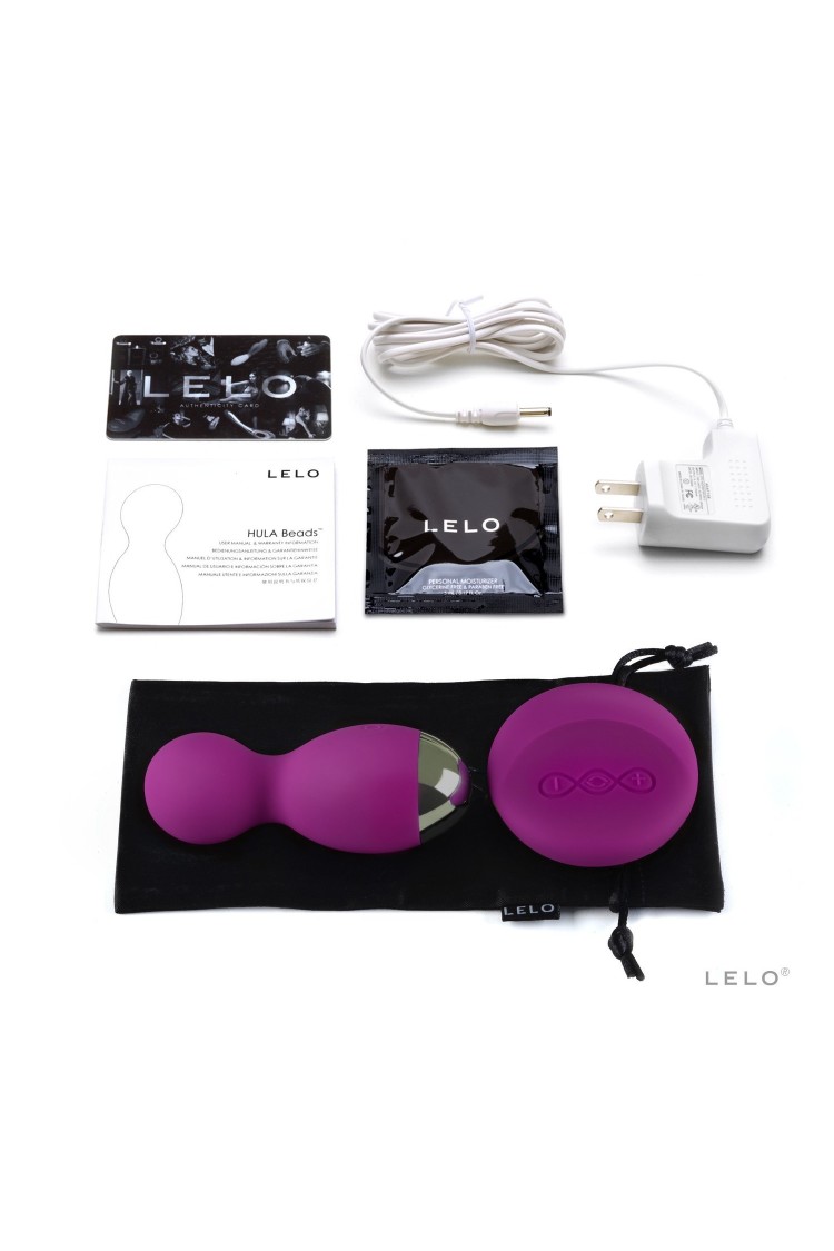 Jajeczko Wibrtujące Hula Beads Deep Rose Lelo