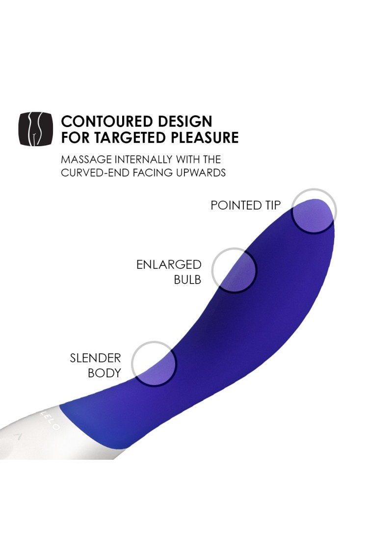 Wibrator Do Punktu G Mona Wave Midnight Blue Lelo