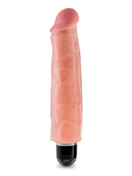 7' Vibrating Stiffy Flesh Realistyczny Wibrator Cielisty 17Cm King Cock