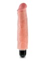 7' Vibrating Stiffy Flesh Realistyczny Wibrator Cielisty 17Cm King Cock