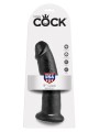 9' Cock Black Dildo Czarne 23Cm King Cock