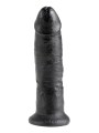9' Cock Black Dildo Czarne 23Cm King Cock
