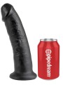 9' Cock Black Dildo Czarne 23Cm King Cock