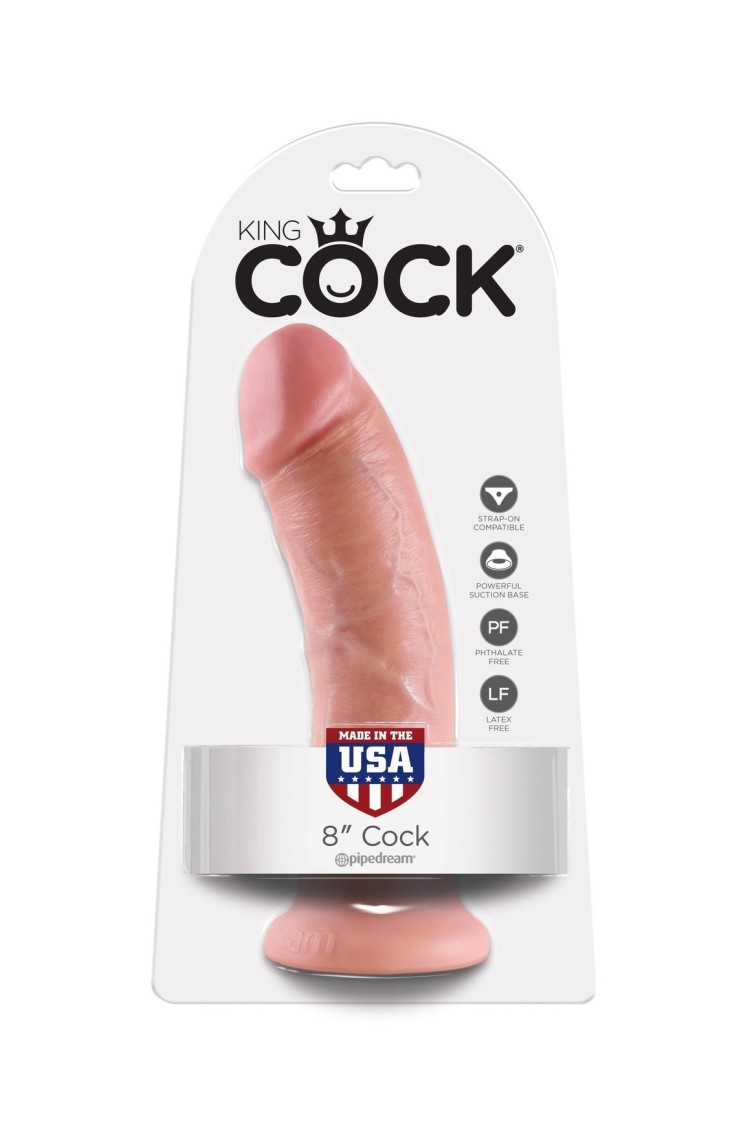 8' Cock Flesh Dildo Cieliste 20Cm King Cock