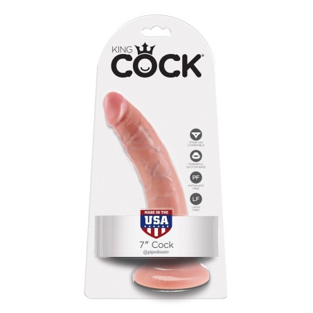 7' Cock Flesh Dildo Cieliste 18Cm King Cock