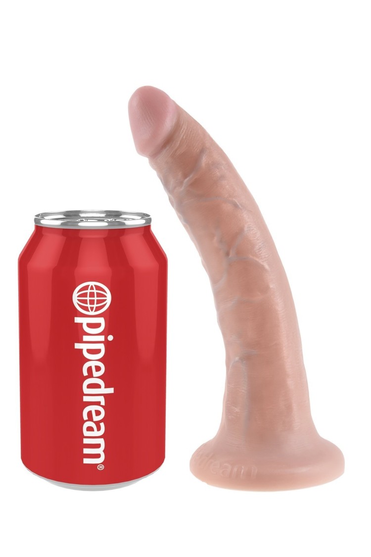 7' Cock Flesh Dildo Cieliste 18Cm King Cock