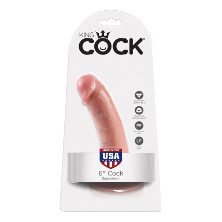 6' Cock Flesh Dildo Cieliste 15Cm King Cock