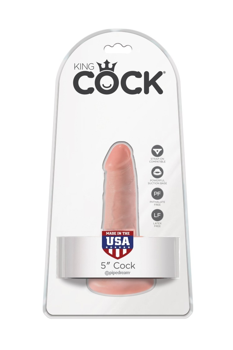 5' Cock Flesh Dildo Cieliste 13Cm King Cock