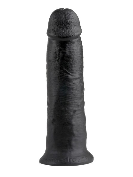 10' Cock Dildo Czarne 25Cm King Cock