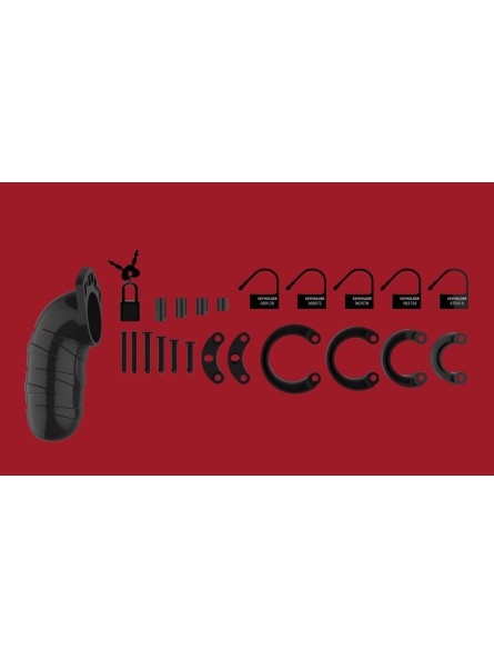 Chastity Model 05 Black Pas Cnoty Czarny Man Cage