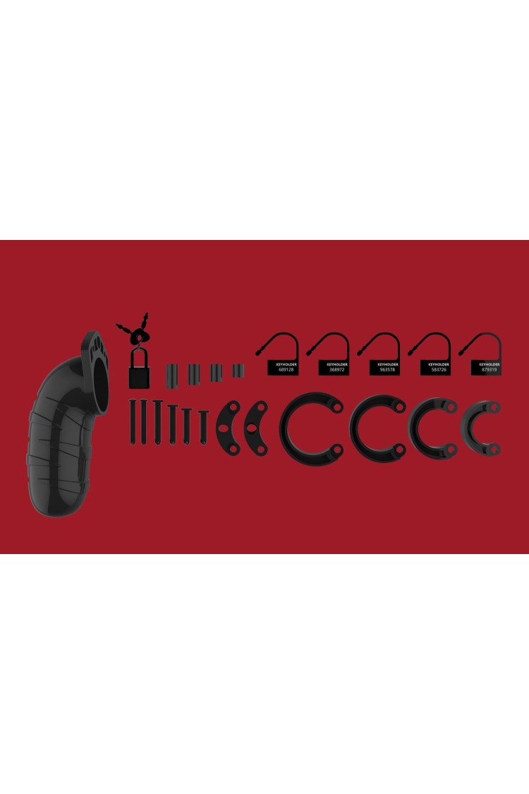 Chastity Model 05 Black Pas Cnoty Czarny Man Cage