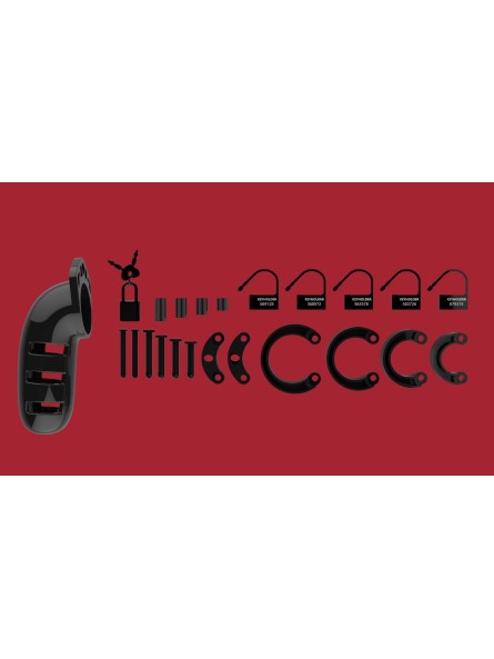 Chastity Model 06 Black Pas Cnoty Czarny Man Cage