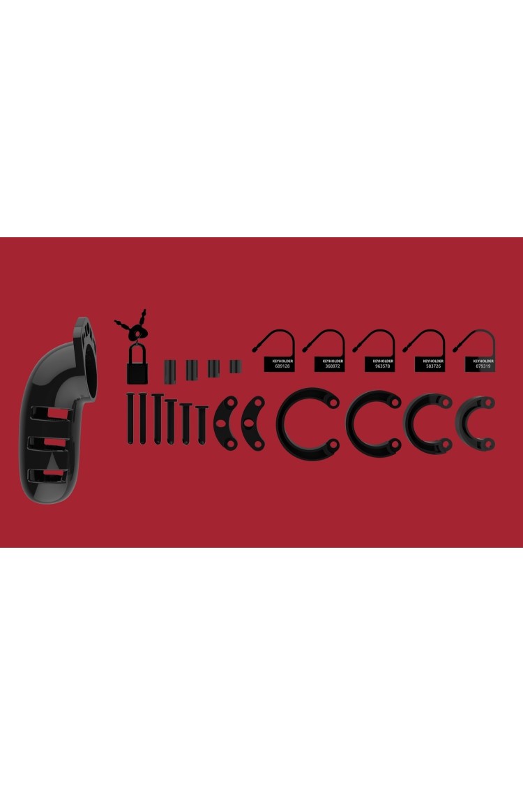 Chastity Model 06 Black Pas Cnoty Czarny Man Cage