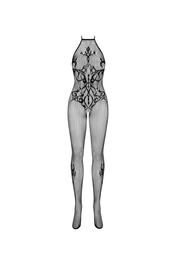 G308 Bodystocking Czarne S/M/L Obsessive