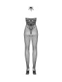 G308 Bodystocking Czarne S/M/L Obsessive