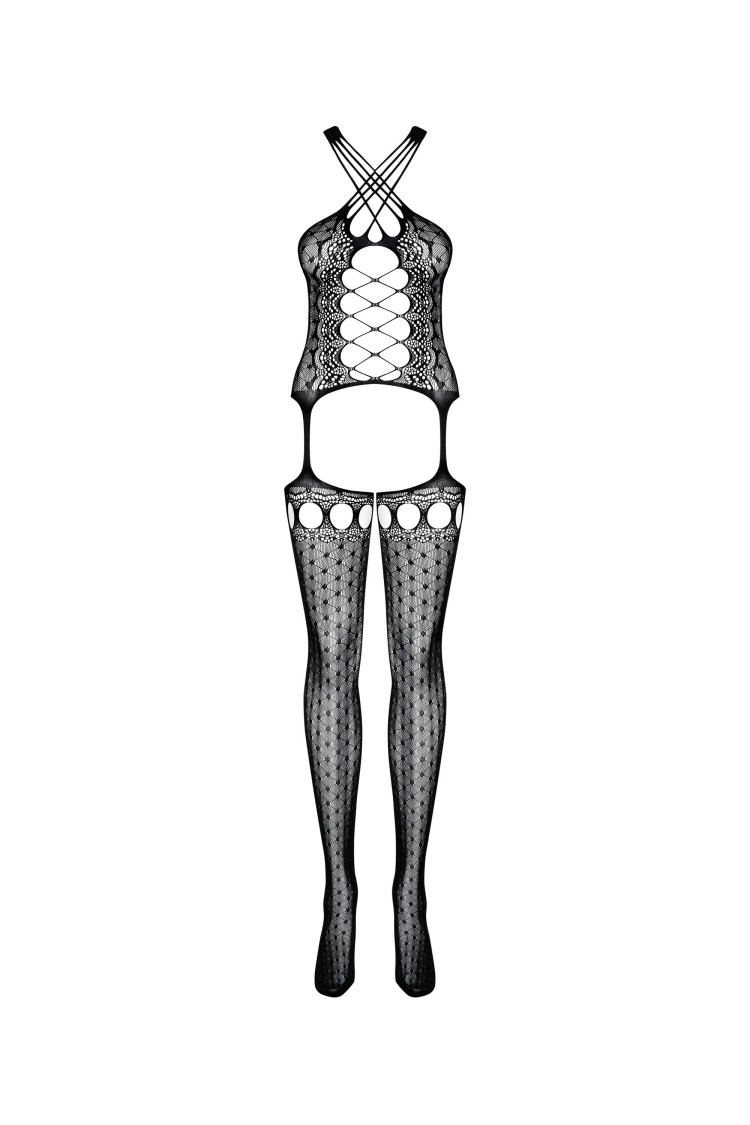 G313 Bodystocking Czarne S/M/L Obsessive