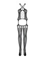G313 Bodystocking Czarne S/M/L Obsessive