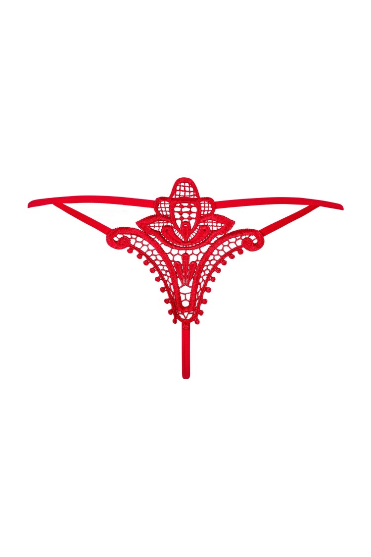Stringi Czerwone Luiza Stringi S/M Obsessive