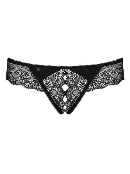 Miamor Stringi Otwarte Czarne S/M Obsessive