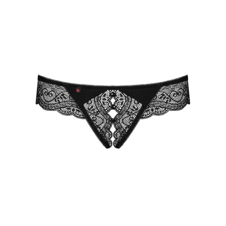 Miamor Stringi Otwarte Czarne S/M Obsessive