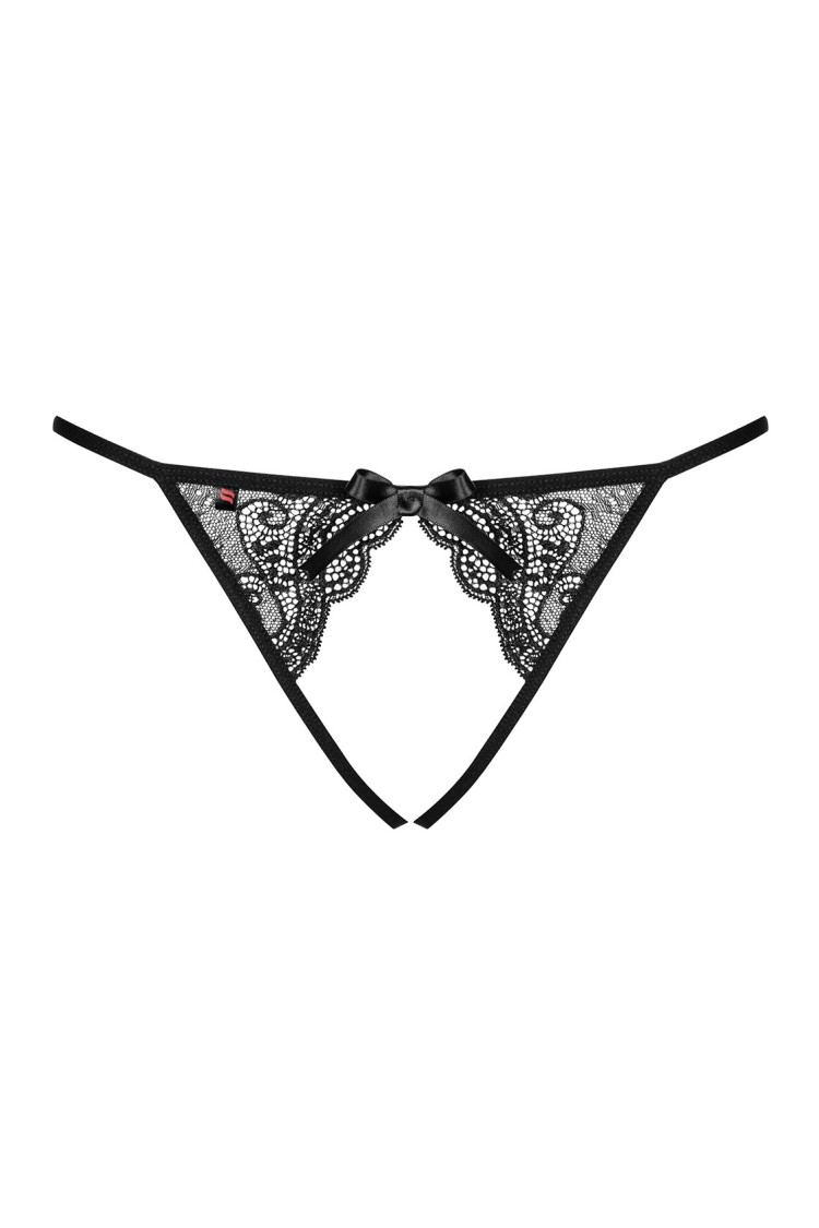 Miamor Figi Otwarte Czarne L/Xl Obsessive
