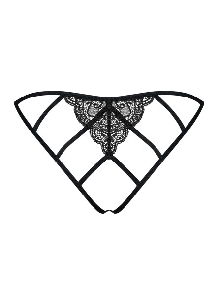 Miamor Figi Otwarte Czarne L/Xl Obsessive