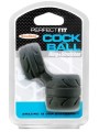 Pierścień Erekcyjny Silaskin Cock & Ball Black Perfect Fit