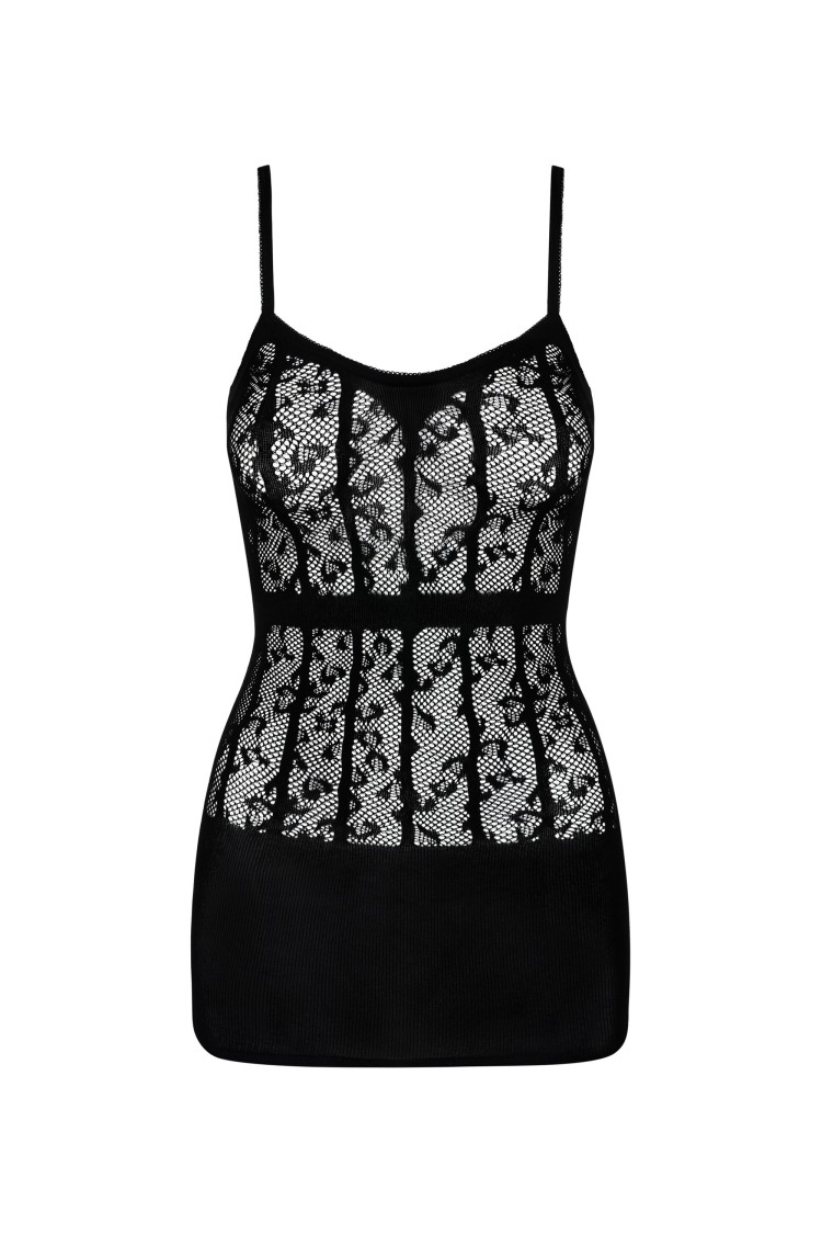 D605 Sukienka Czarna S/M/L Obsessive