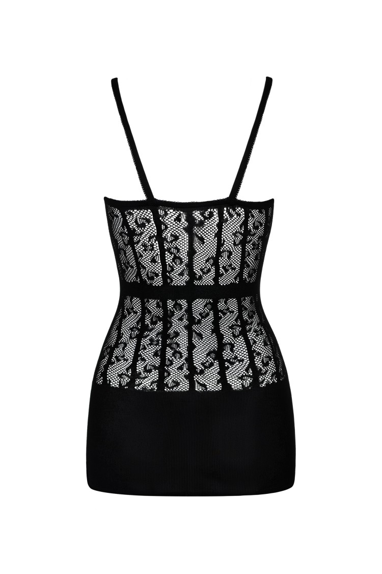 D605 Sukienka Czarna S/M/L Obsessive