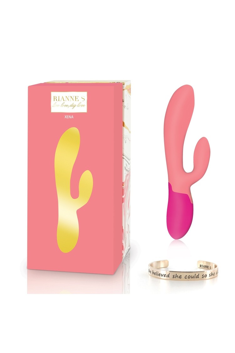 Essentials Xena Wibrator Króliczek Koralowo-Różowy Rianne S.