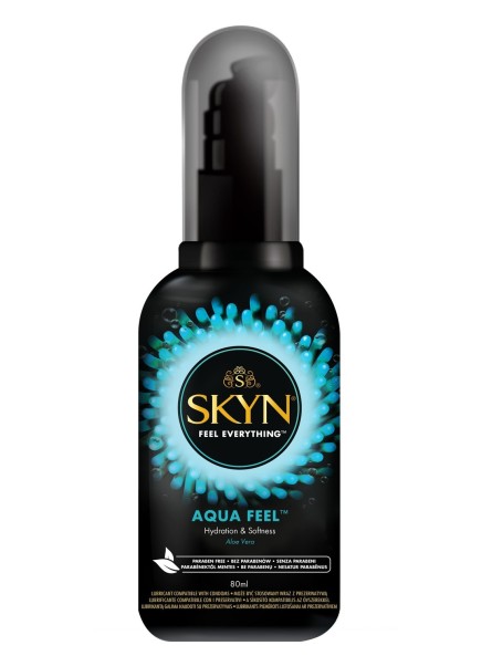 Lubrykant Wodny Z Aloesem I Witaminą E Skyn Aqua Feel 80 Ml Unimil