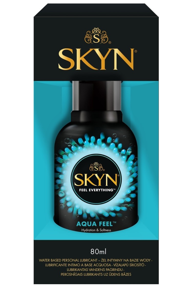 Lubrykant Wodny Z Aloesem I Witaminą E Skyn Aqua Feel 80 Ml Unimil