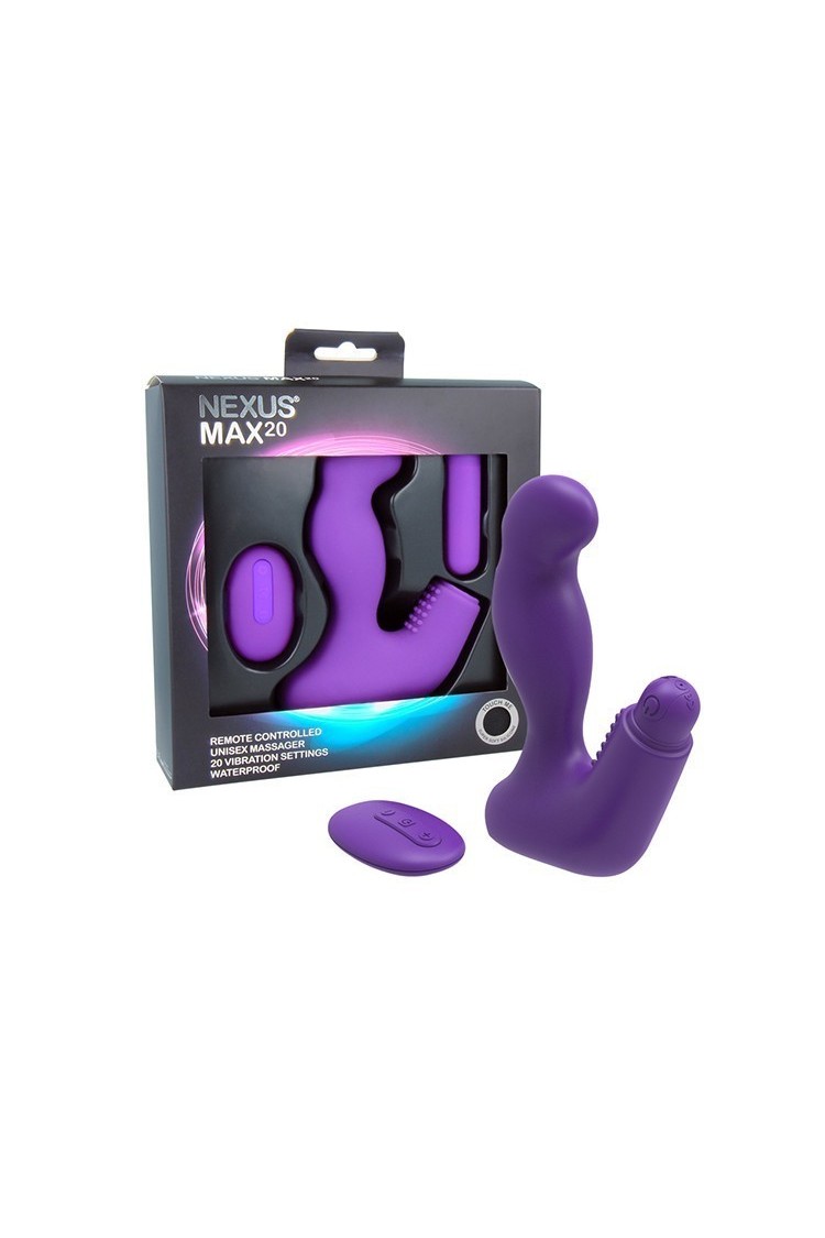 Max 20 Masażer Prostaty Fioletowy Nexus