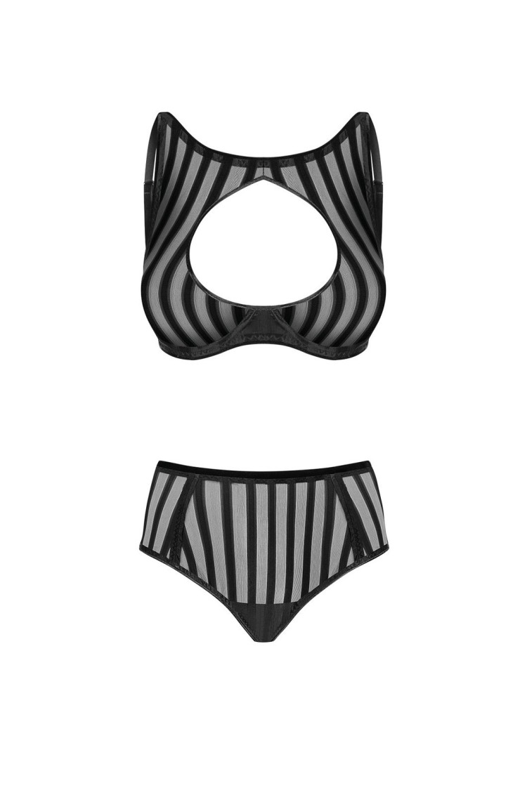 Komplet bielizny Petitenoir Set bra and brief L Noir Handmade