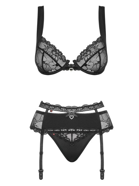 Komplet Bielizny Heartina S/M Obsessive