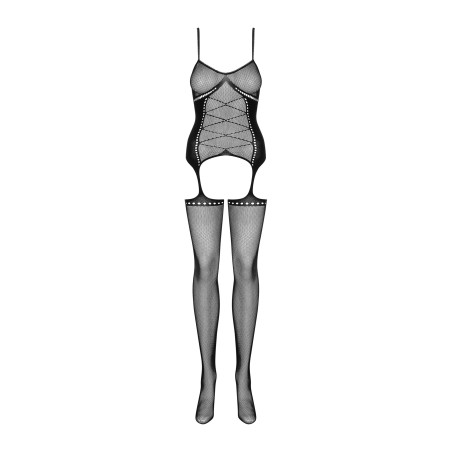Bodystocking G314 Czarny S/M/L Obsessive