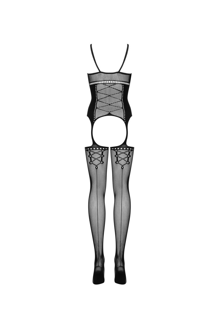 Bodystocking G314 Czarny S/M/L Obsessive
