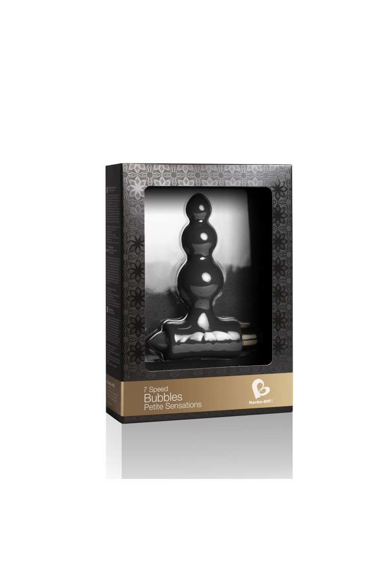 Korek Analny Petite Sensations Bubbles Black Rocks-Off