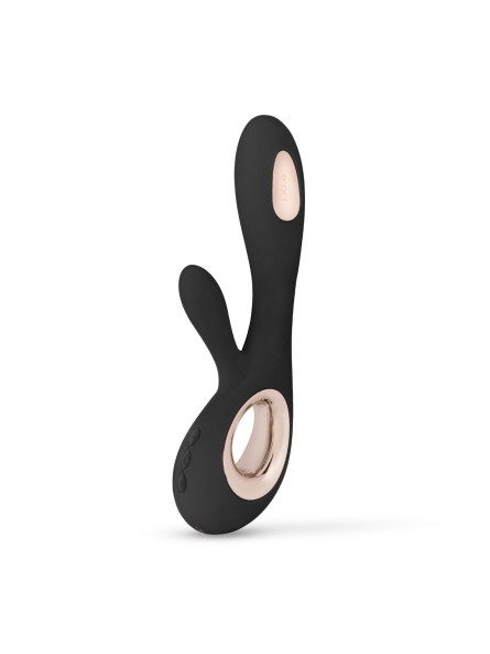 Wibrator Króliczek Soraya Wave Black Lelo