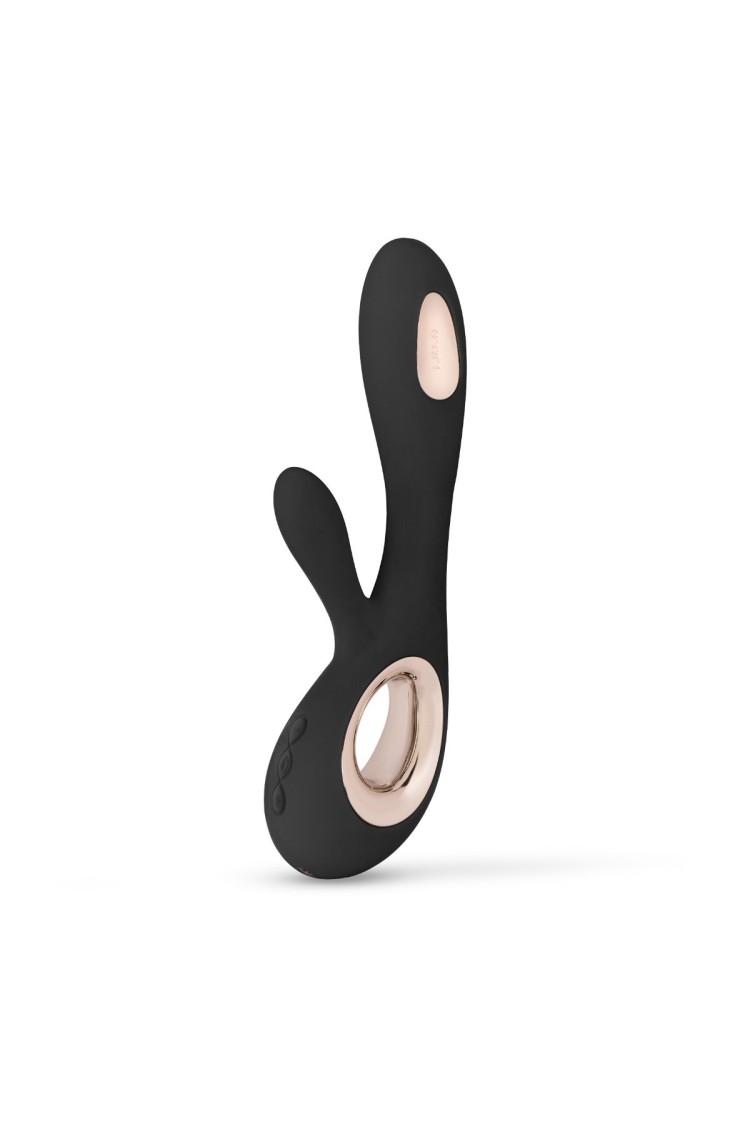 Wibrator Króliczek Soraya Wave Black Lelo